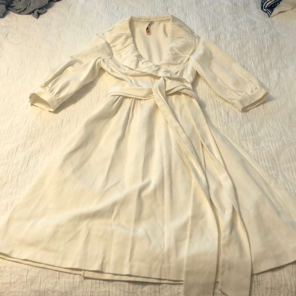 Jesire White cotton coat dress Kate sz 8
